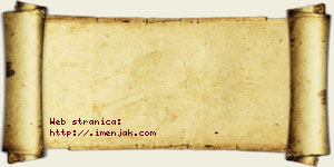 Hana Grujin vizit kartica